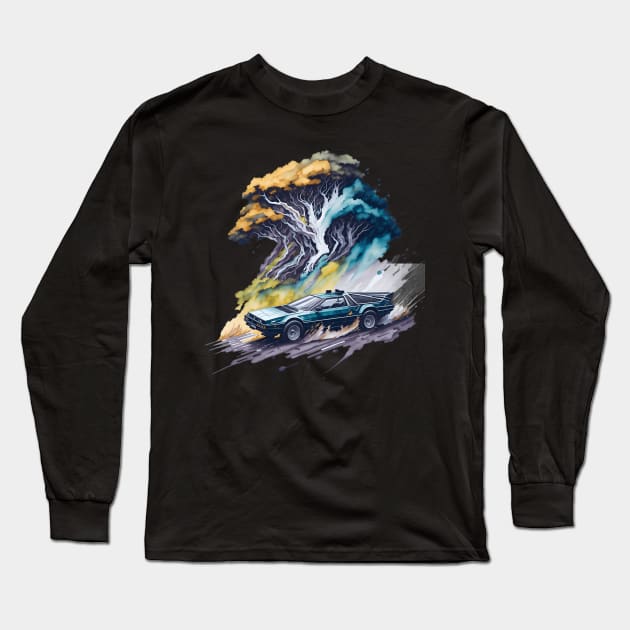 Summer Art DMC DeLorean Long Sleeve T-Shirt by Shop Goods